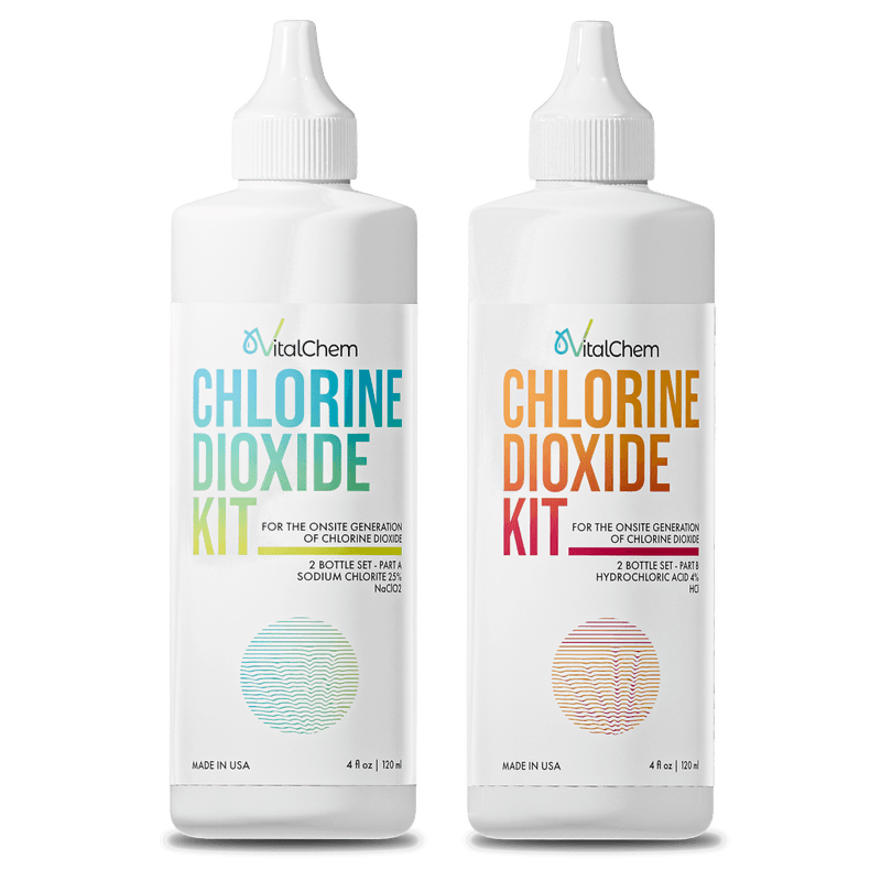 ClO2 Kit — Plastic Drop Bottles